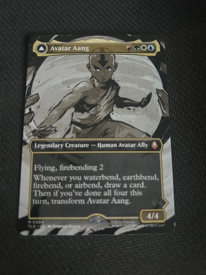 Avatar Aang Borderless Non Foil MTG Avatar The Last Airbender NM - Image 3 of 4