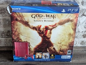 PlayStation 3 PS3 God Of War Ascension Legacy Console Bundle 500gb - TESTED