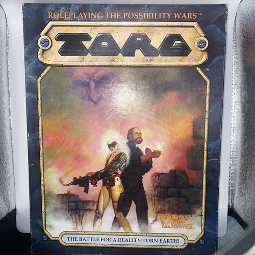 TORG RPG Roleplaying Possibility Wars boxed game set Incomplete West ...