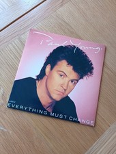 PAUL YOUNG 7" EVERYTHING MUST CHANGE 1984 NM/NM