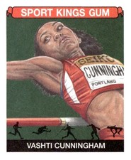 2021 Sportkings Volume 2 #63 Vashti Cunningham Retail Mini (Black Back)