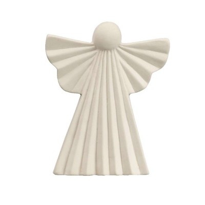 SANDRA RICH, Keramik-ENGEL ''TIMELESS''  15,5cm. Christkind in creme, weiß WEISS.