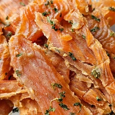 Cedar Valley Cuts: Garlic Butter Salmon Premium Fish Jerky - 2oz/4.5oz/6oz