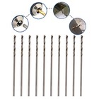 10pcs Twist Drill Bit Set 1mm High Speed Steel Cobalt Drill Bit Micro Hss Straig