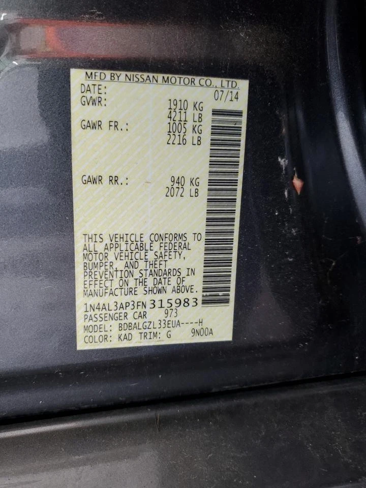 Módulo de controle de transmissão usado serve: 2015 Nissan Altima Transmission AT CVT th - Imagem 3 de 4