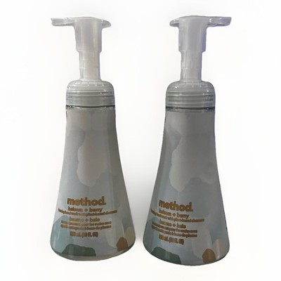 2 Pack Method Balsam + Berry Foaming Hand Wash Planet Based Cleansers 10oz