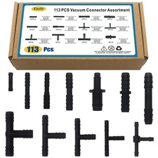 Vacuum Connector Assortment 113 PCS Heat Resistance 240 460 Automotive Vacuum