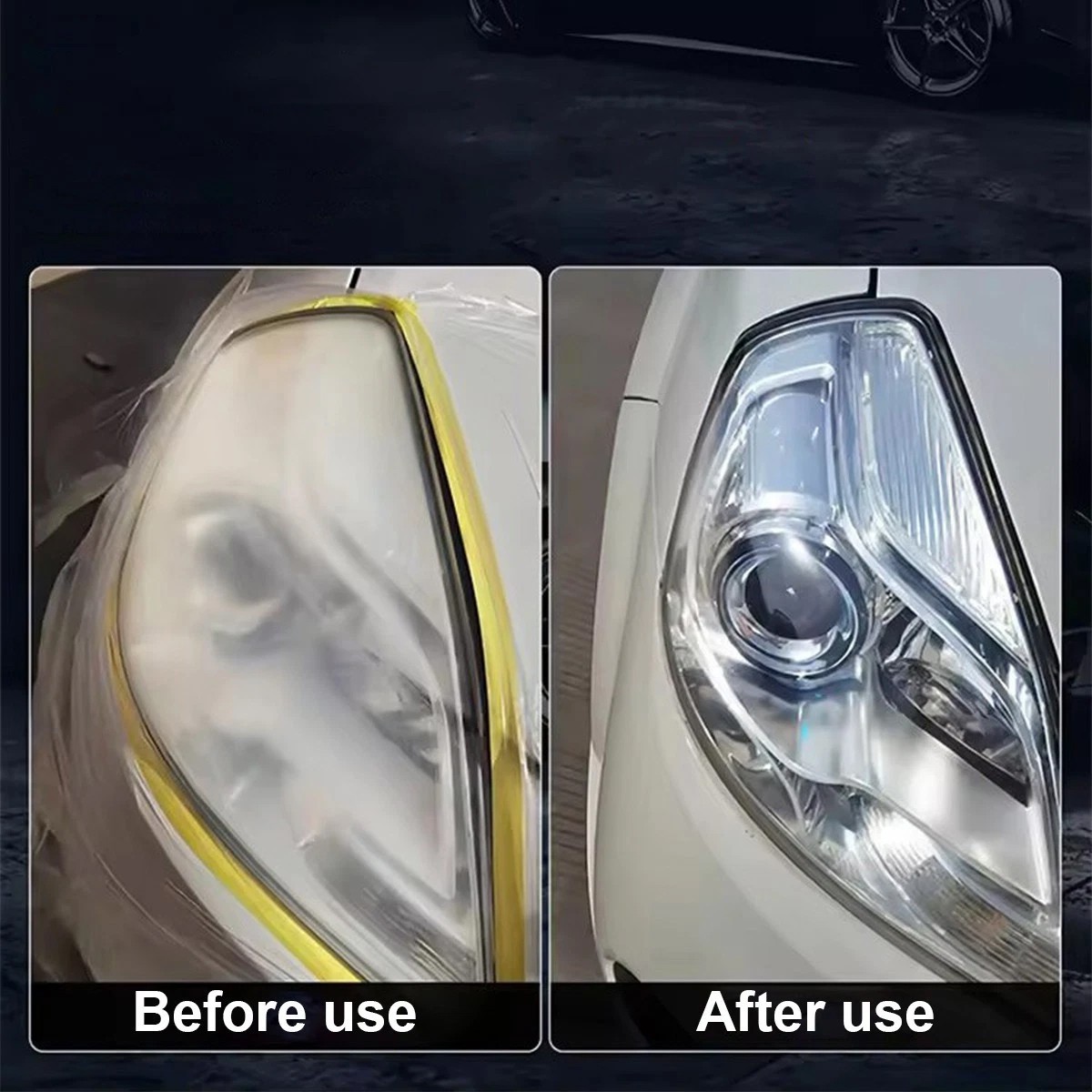 Automotive Headlamp Restoration Fluid Oxidized, Headlight Refurbishment Polish