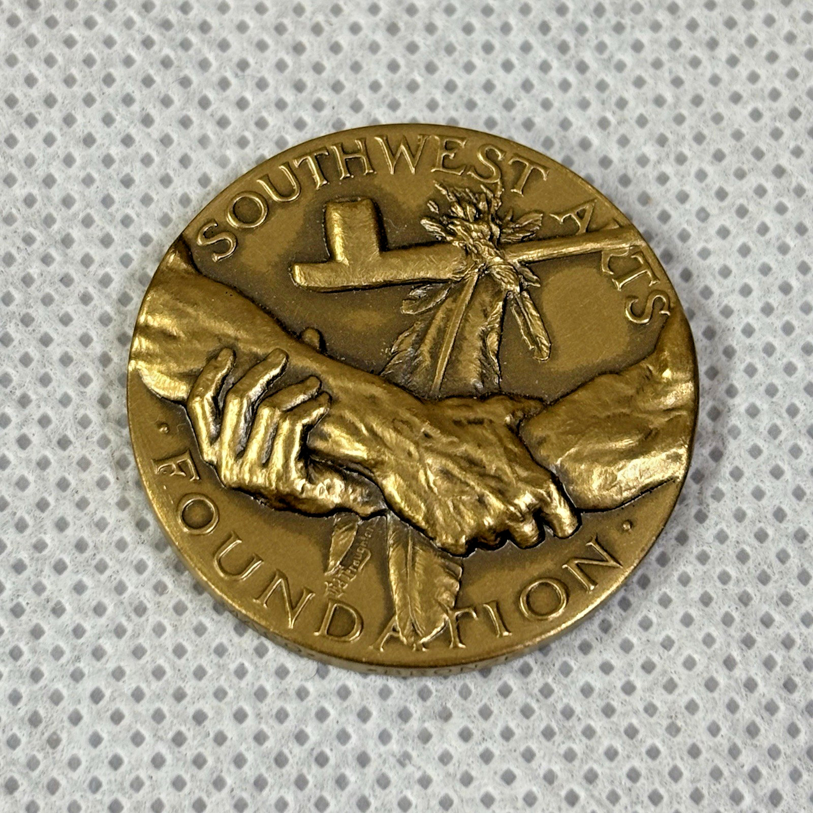 Southwest Arts Foundation Maco Bronze Art Medallion Commemorative Medal