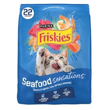 Complete Nutrition Purina Cat Food 22 lb - Seafood Sensations for Healthy Cats 1.59 per pound