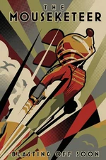 Mickey Mouse Rocketeer Mouseketeer Disney Parody Poster MATTE 11X17