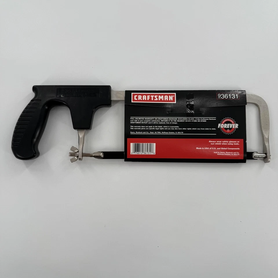 Sierra de 10 pulgadas Craftsman 936131 marco de acero niquelado mango de empuñadura de pistola Foto 2 de 4