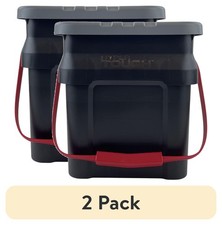 (2 pack) 5 Gallon Heavy Duty Plastic Material...