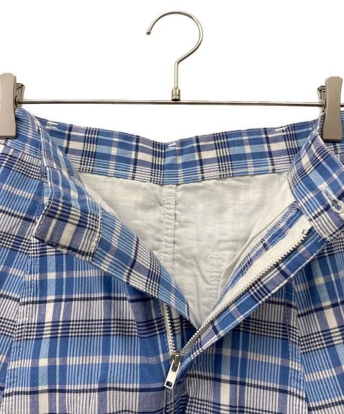 COMME des GARCONS HOMME PLUS                    Checked Sarouel Pants blue PE-P0