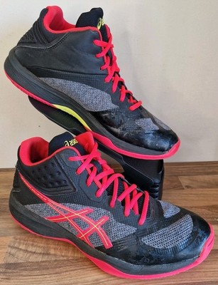 Asics Netburner Ballistic FF Mt Größe UK 8 Damen schwarz pink 