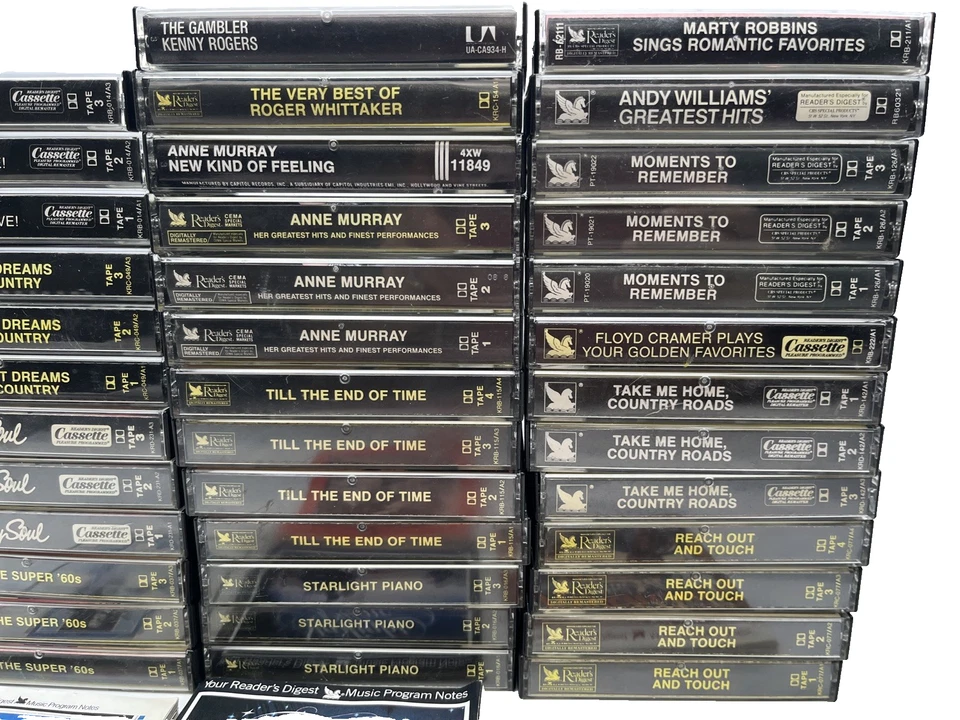 Lot of 38 Reader’s Digest Music Cassette Tapes Country, Classics & More - Image 4 of 4