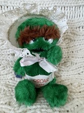 1983 10 Sesame Street Applause Baby Oscar the Grouch Plush Vintage Muppet Toy
