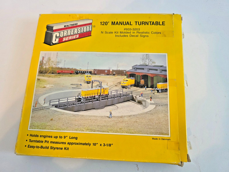 N Scale Walthers 933-3203 Cornerstone 120' Manual Turntable NIB