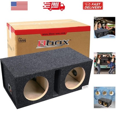 Bbox Dual Vented 12 Inch Subwoofer Box Pro Audio Tuned Dual Car
