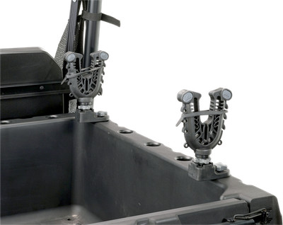 Moose Black FlexGrip UTV ATV Side by Side Single Gun & Bow Rack for Polaris