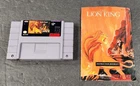 The Lion King (Super Nintendo SNES) AUTHENTIC GAME WITH MANUAL TESTED FREE SHIP