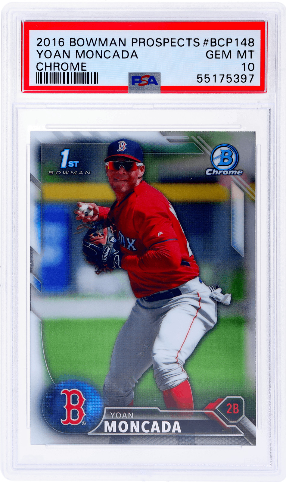 2016 Bowman Chrome Yoan Moncada Prospect #BCP148 PSA 10 Rookie RC