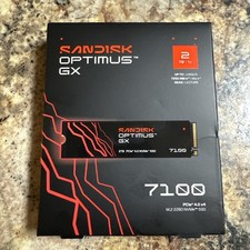 Sandisk Optimus GX 7100 2tb PCle 4.0 x4 M.2 2280 NVMe SSD Brand New