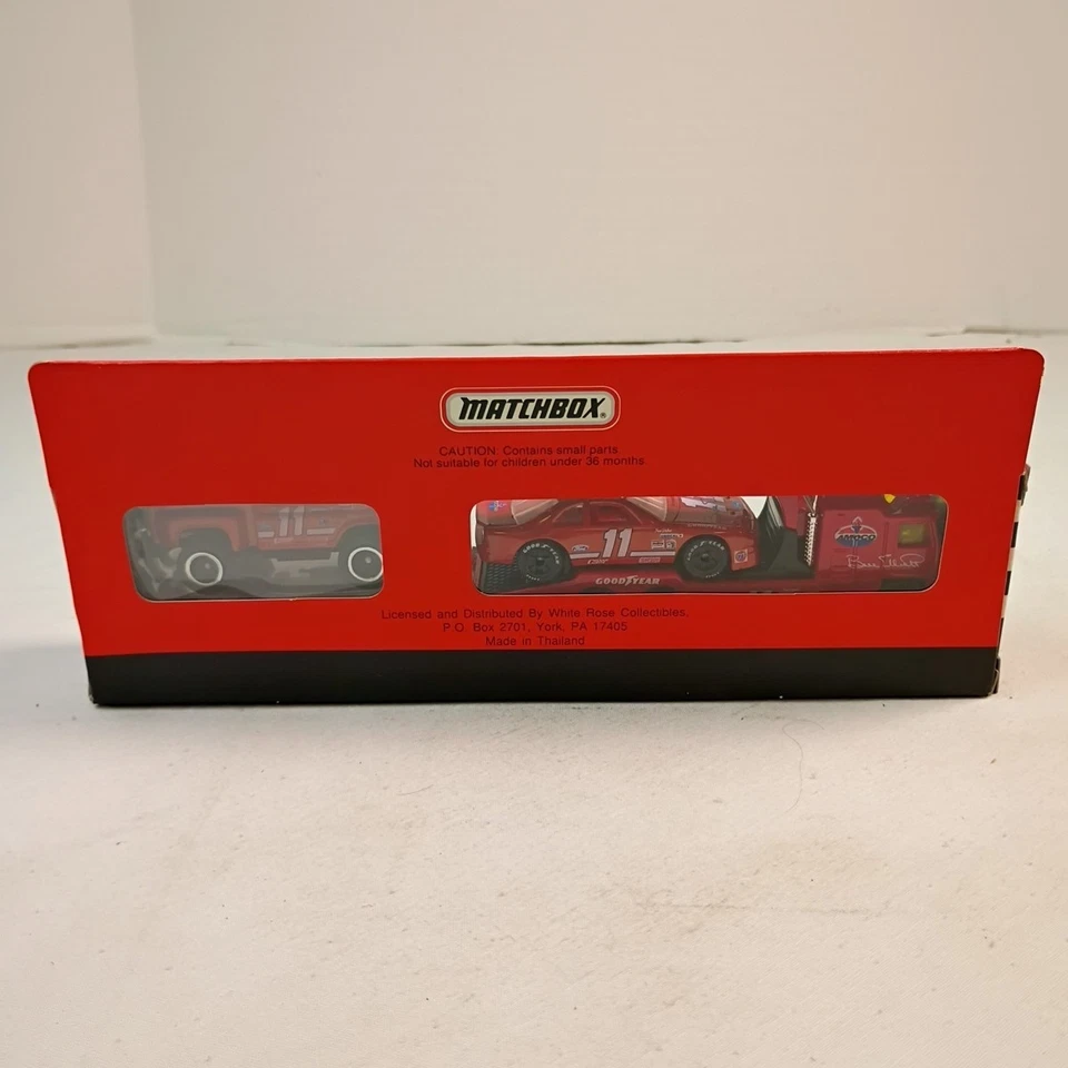 De colección 1992 Edición Limitada Matchbox Super Star Team Convoy Bill Elliott #11 Amoco Foto 4 de 4