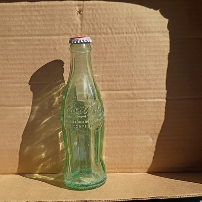 Tacoma Washington Coca-Cola Green Embossed Glass Bottle Advertising