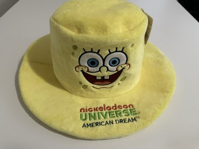 Spongebob - Nickelodeon Universe American Dream Mall Wide Brim Hat RARE 