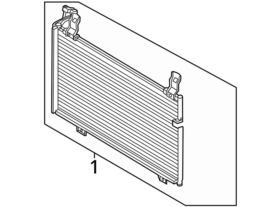 Condensador de CA compatible con 13-19 MAZDA CX-5 1239353 Foto 4 de 4