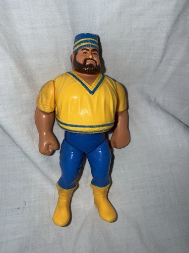 Vintage 1990 Hasbro WWF Akeem African Dream 5 Figu...