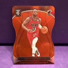 Dwyane Wade 2024-25 Totally Certified Red Die-Cut Platinum Mirror /125 #188 SP