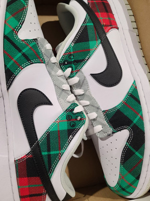 ナイキ ダンク LOW レトロ PRM \"Vintage Plaid\" Nike Dunk Low Retro PRM 'Tartan Plaid' Red Green DV0827-100 Men's