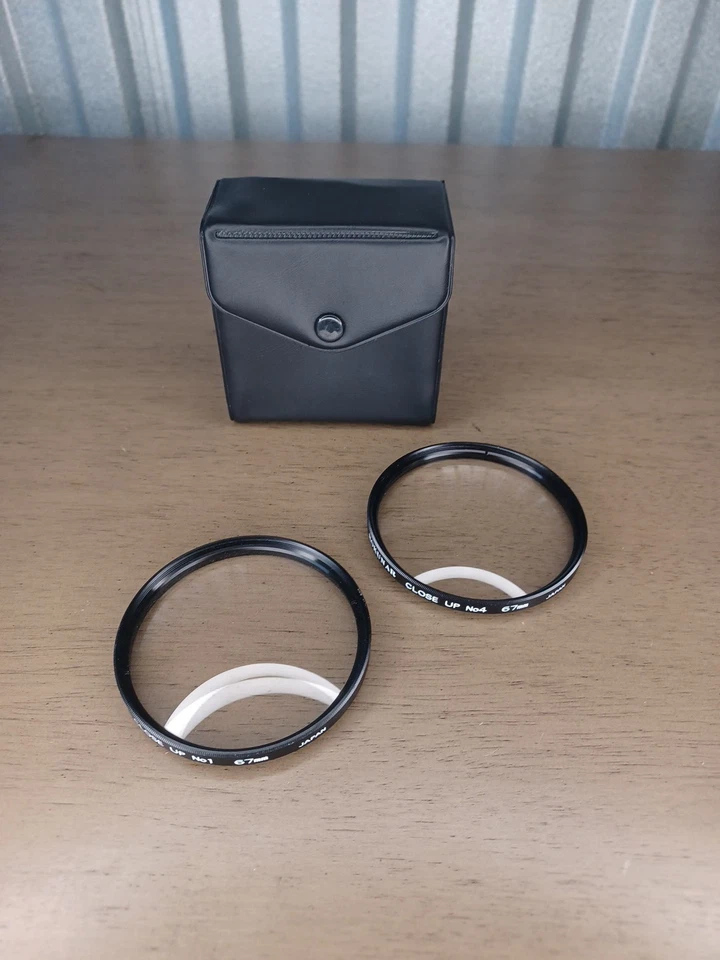Rokunar Close Up Lenses No.1 &  No.4 67mm With Case Close To  MInt ! - Image 4 of 4