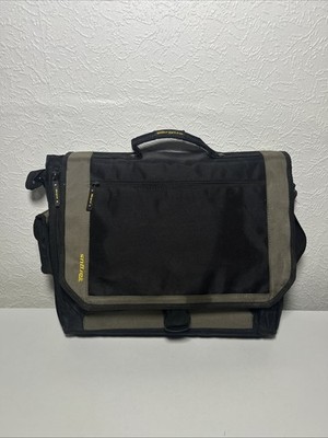 Targus große gepolsterte Laptoptasche Messenger 3 Hauptfächer viele Taschen