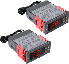 2Pcs STC-1000 Digital Temperature Controller 12V Thermostat Incubator Thermoregu