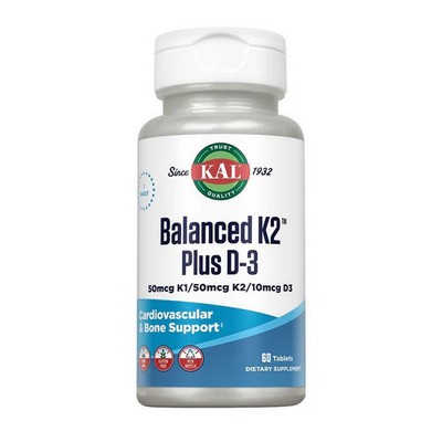 Balanced K2 Plus D-3 60 Tabs  by Kal