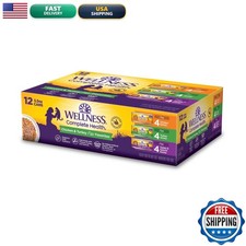 Wellness Complete Health Pate Chicken and Turkey Favorites Wet Cat Food 5.5 oz