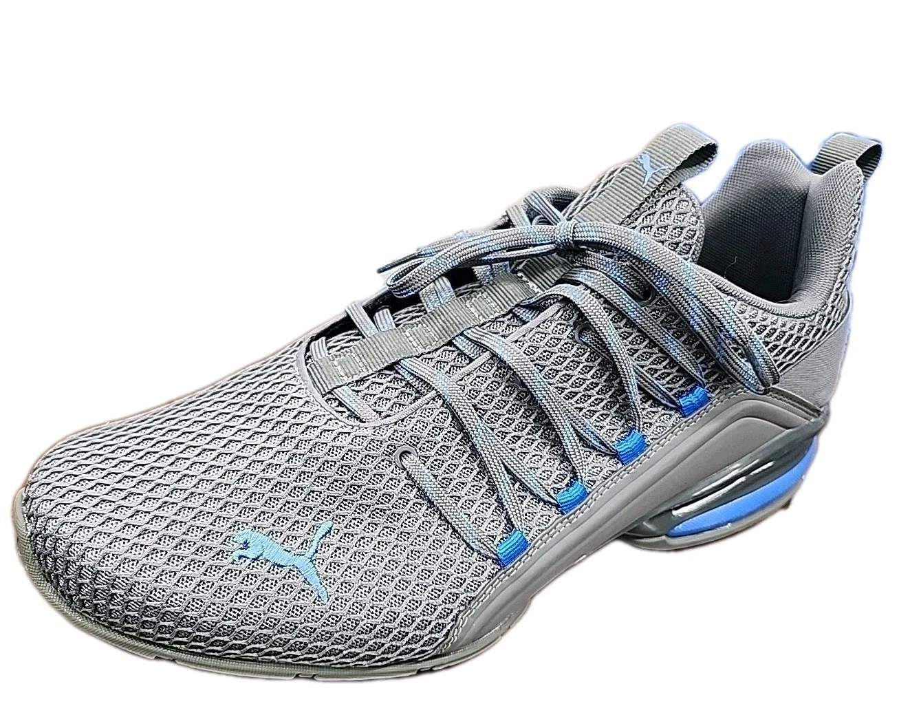 Scarpe da corsa passeggio Puma uomo Axelion Spark (193481 02) grigio sneakers taglia: 12