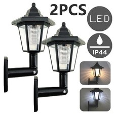 2Pcs Lamparas-Solar Luces Solares Para Exteriores Inalambricas LED Luz De Pared