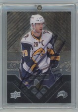2008-09 UD Black Diamond hand sign on the sleeve 10/10 Jason Pominville Buffalo