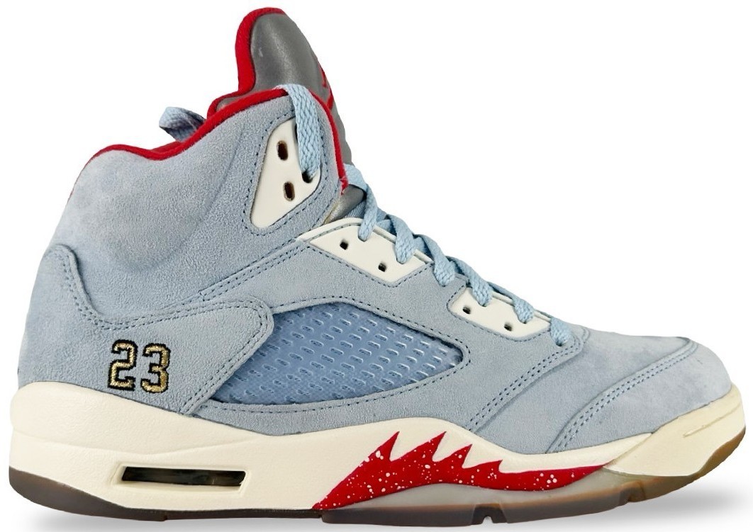 Preços baixos em Trophy Room x Air Jordan 5 Retro Ice Blue | eBay