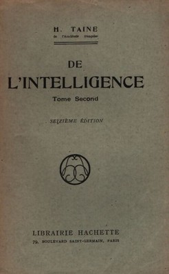 De l'Intelligence Band II - H Taine - V2245523