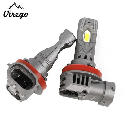 H11 LED Headlight Super Bright Bulbs Kit 6500K White 60000LM High/Low Beam