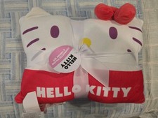 Hello Kitty Travel Blanket  Plush Pillow Buddy Pink 2-Piece Set 40x50in NEW