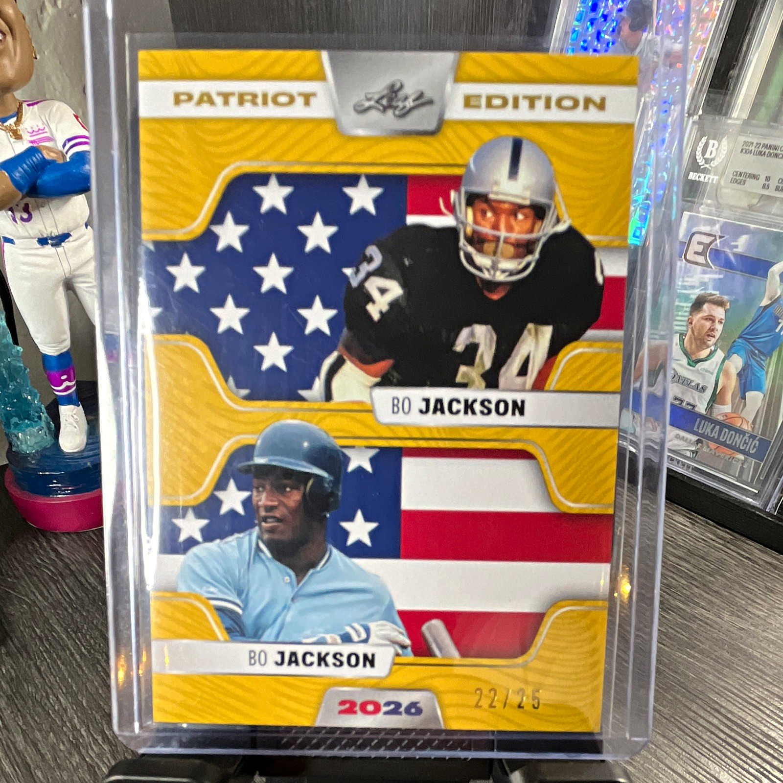 Bo Jackson 2026 Patriot Edition #PD-14 Insert Serial Numbered 22/25
