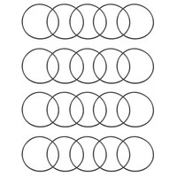 20St Metrische Nitrilkautschuk O-Ringe Dichtung 32Mm Ad 30Mm Id 1Mm Breite
