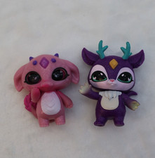 Magic Mixies Mixlings RARE Pink Sparkle Turo and Gexi Teal Antler Figures Moose