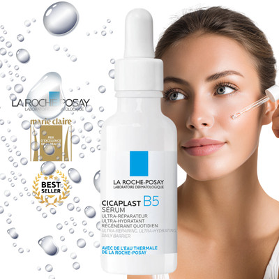 La Roche-Posay Cicaplast B5 Serum 30 ml - Intensive Feuchtigkeit & Schnelle Reparatur